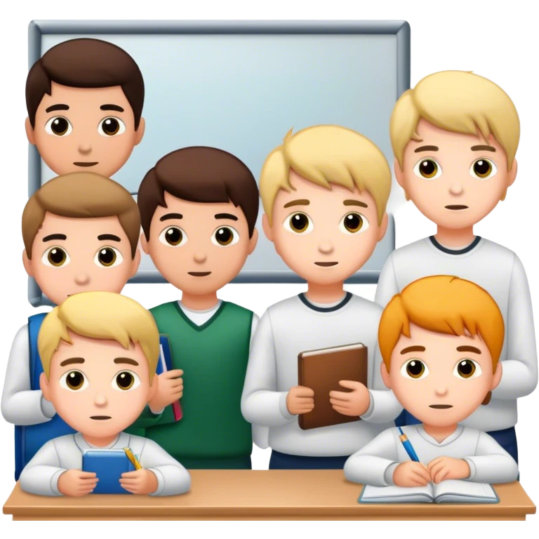 male school class emoji