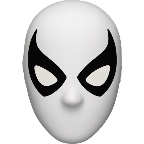 Spiderman mask emoji
