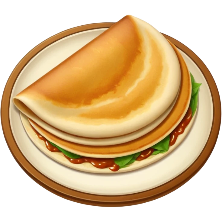 dosa south indian dish emoji