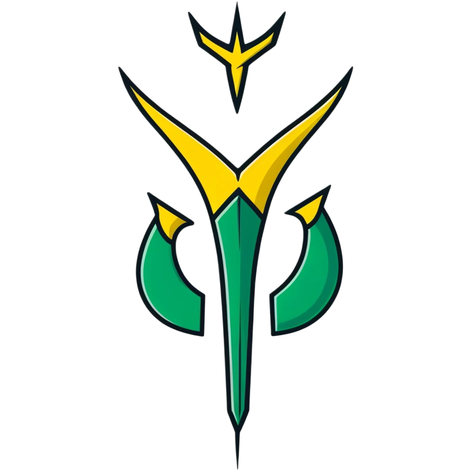 Ukrainian trident emblem symbol emoji
