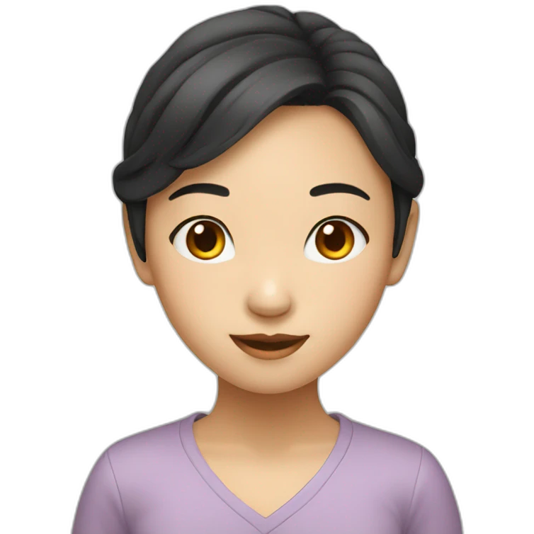 Asian girl emoji