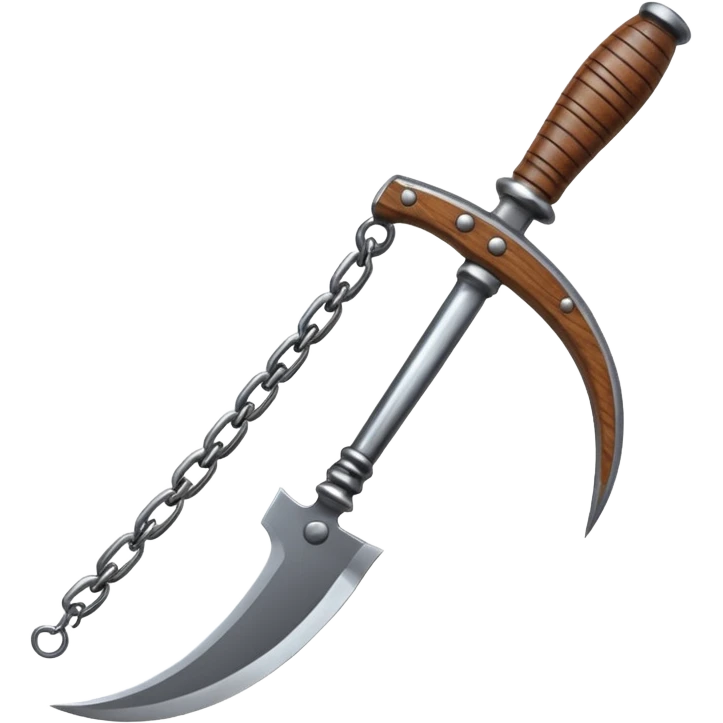 make japan weapon named "kusarigama" emoji