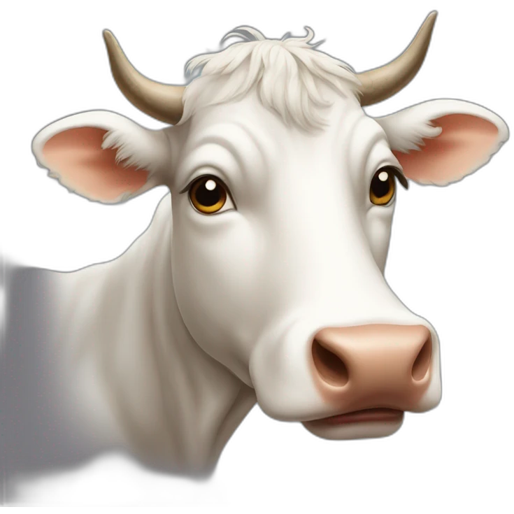 Cow with nose ring  emoji