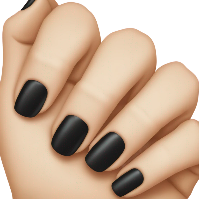 black nails emoji