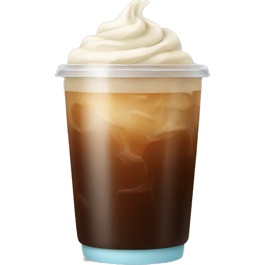 Iced coffee emoji