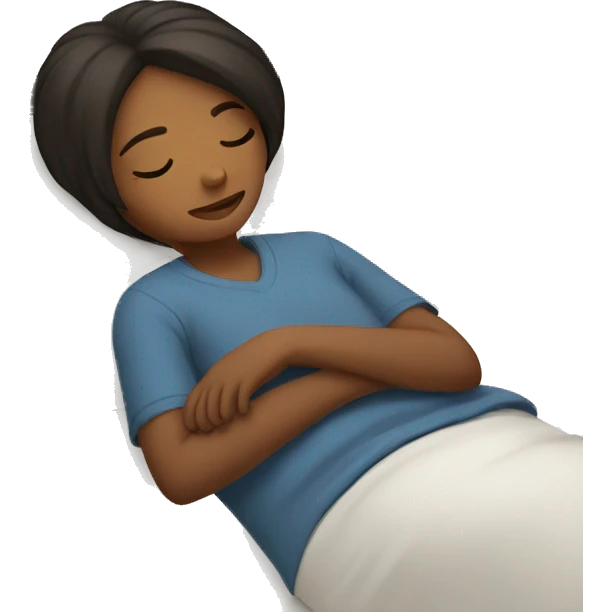 Girl sleeping  emoji