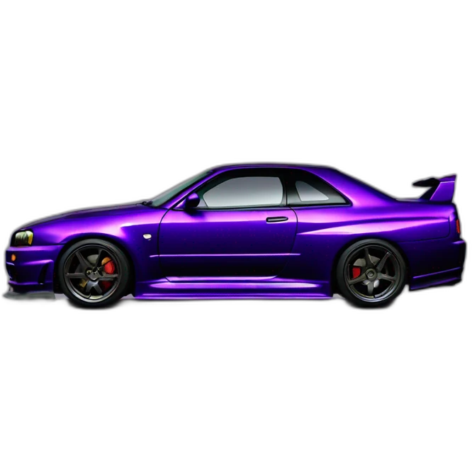 gtr r34 midnight purple emoji