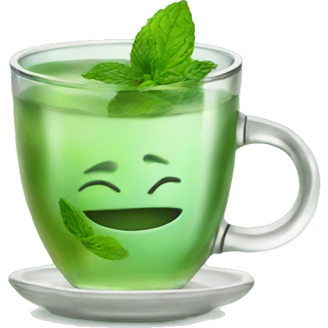 Mint tea emoji