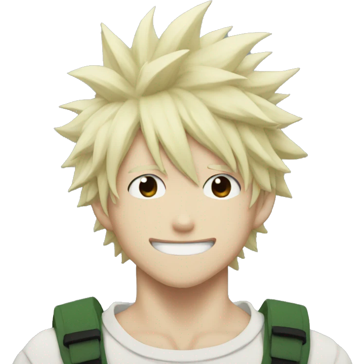 Bakugo from My hero academia emoji