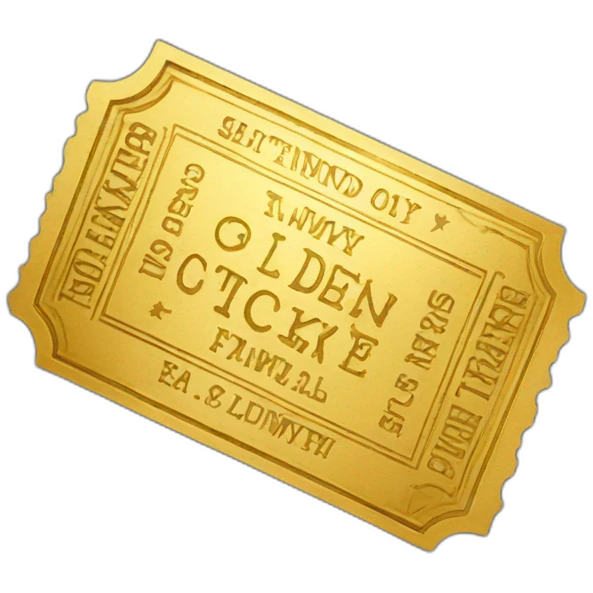 golden ticket emoji