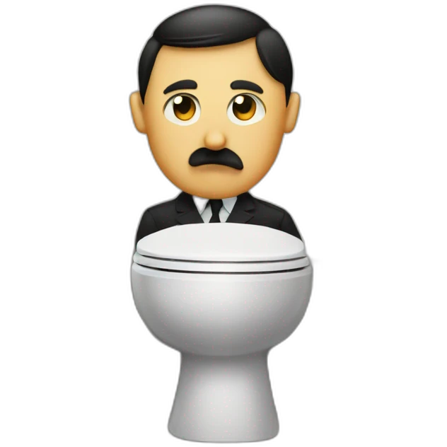 Hitler au toilettes emoji