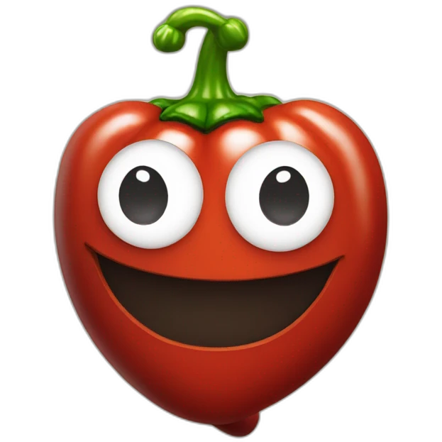 smiling chilli emoji