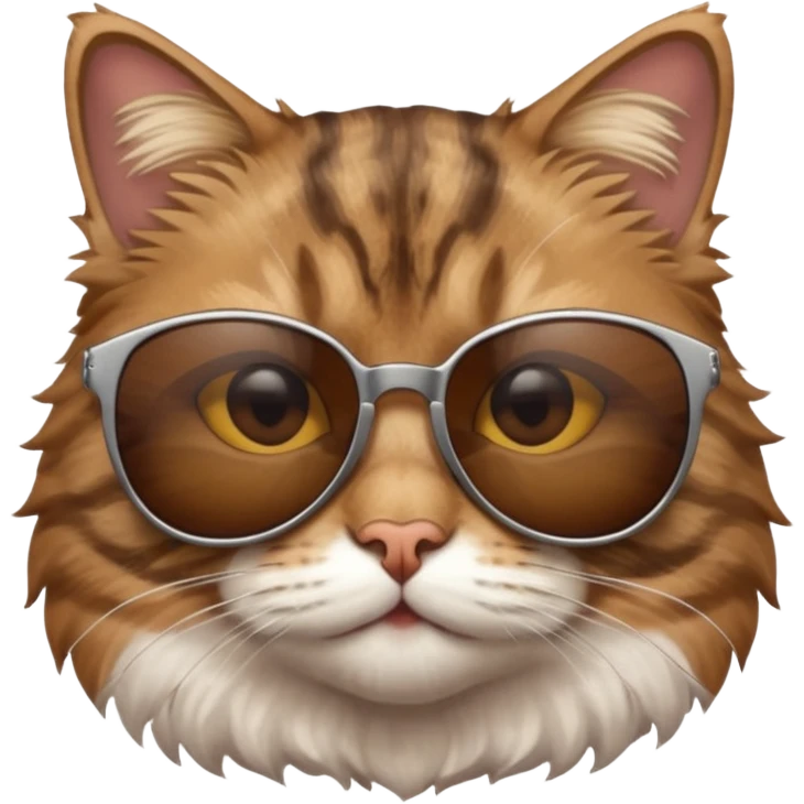 Cat wearing sunglasses emoji
