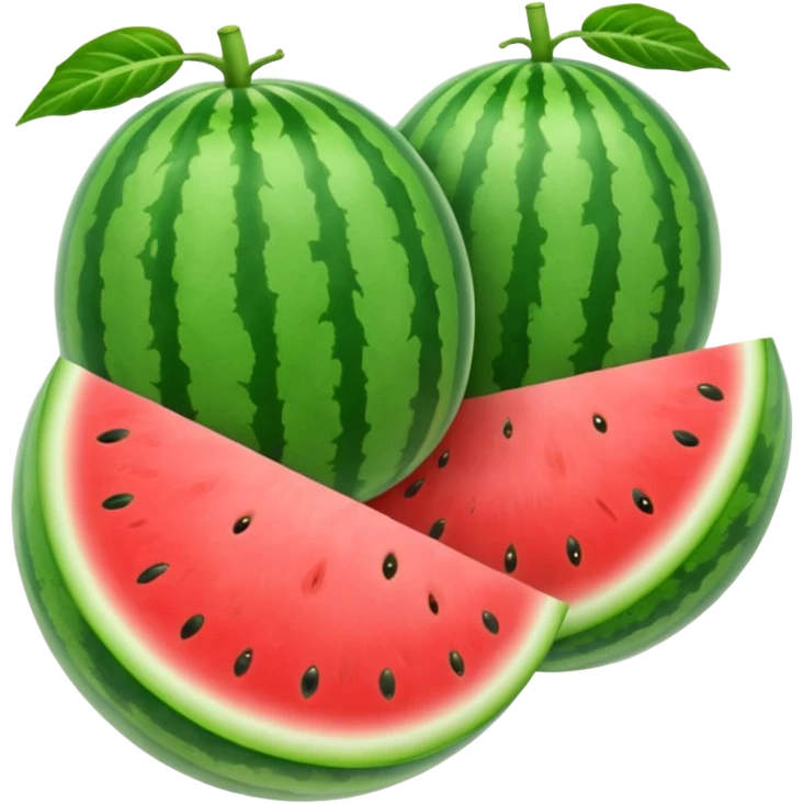 Double Watermelon joined together emoji