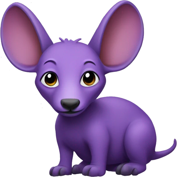  purple Aardvark emoji