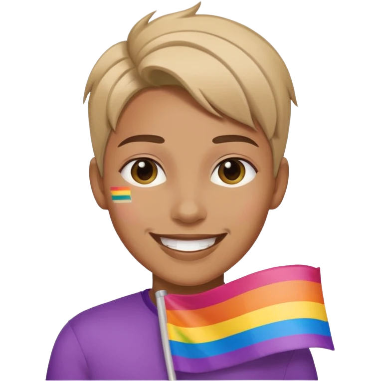 Bissexual bayrı emoji