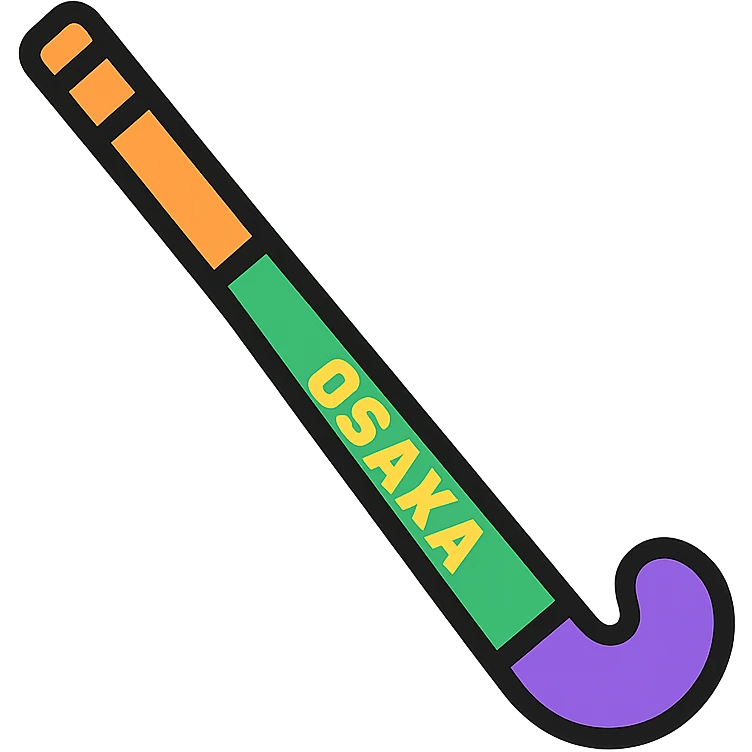 Osaka hockey stick, full stick, isolated on white emoji