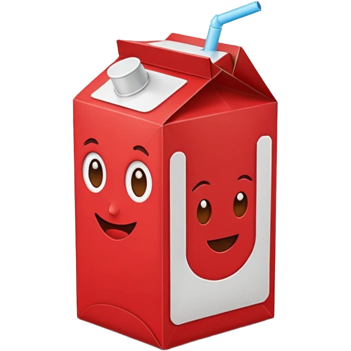 Juice Box RED emoji