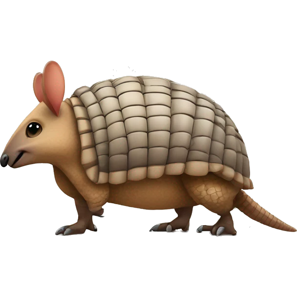 armadillo with a sign that says you’re beautiful  emoji