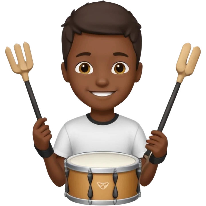 niño baterista emoji
