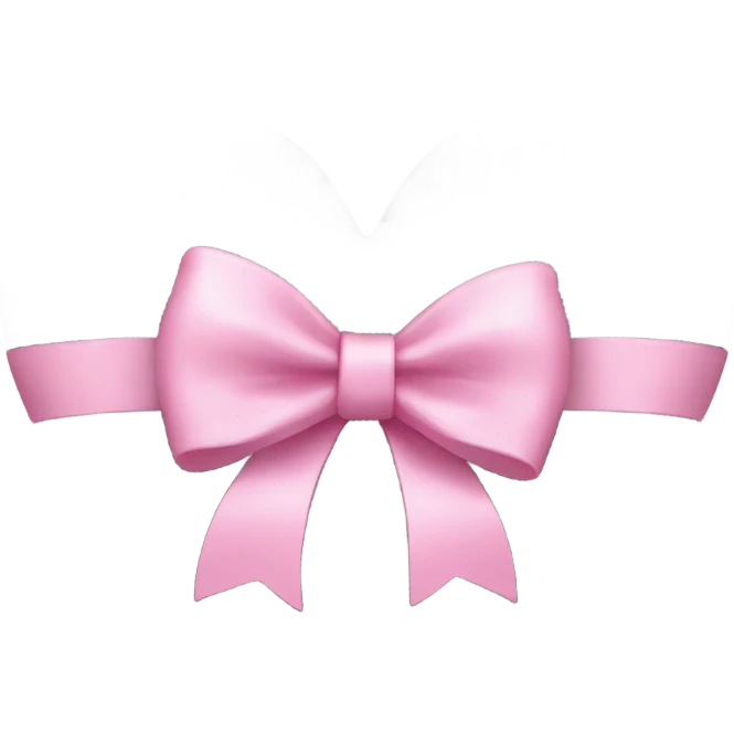 Gray heart with a pink bow emoji