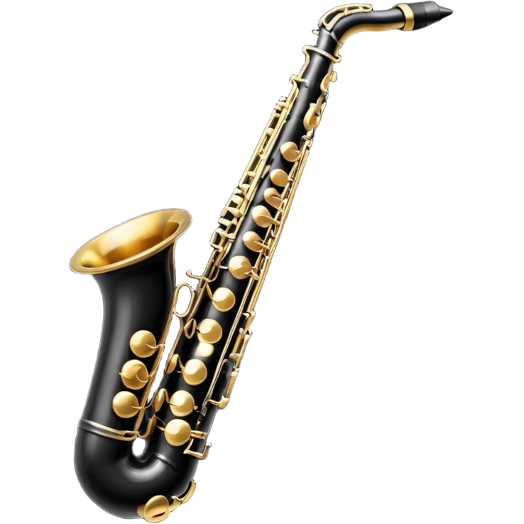 black saxophone   emoji emoji