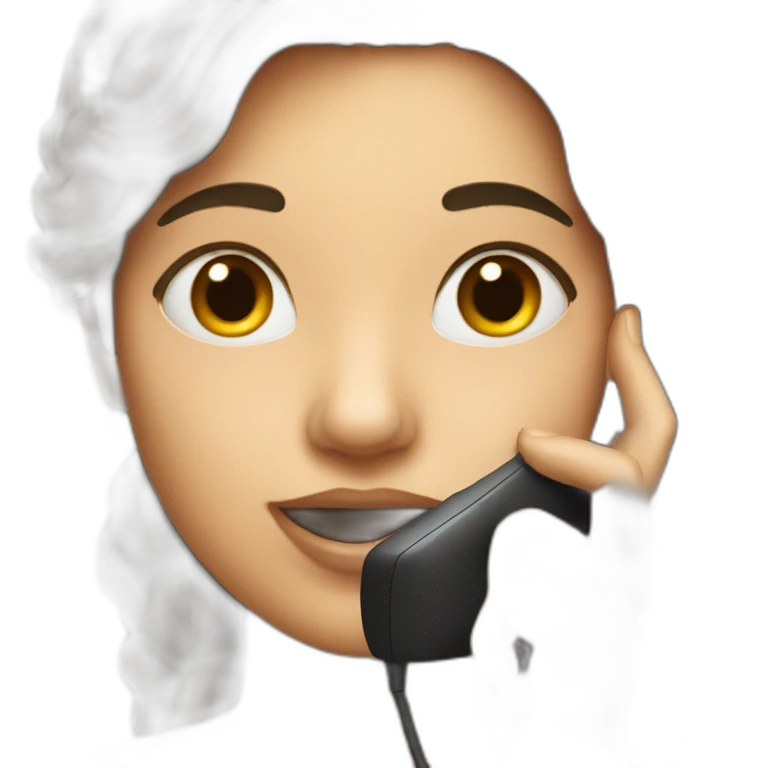 girl talkin on the phone  emoji