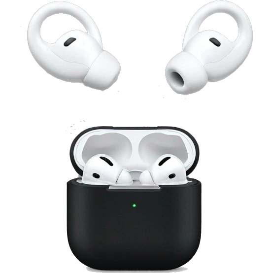 AirPods Pro black emoji