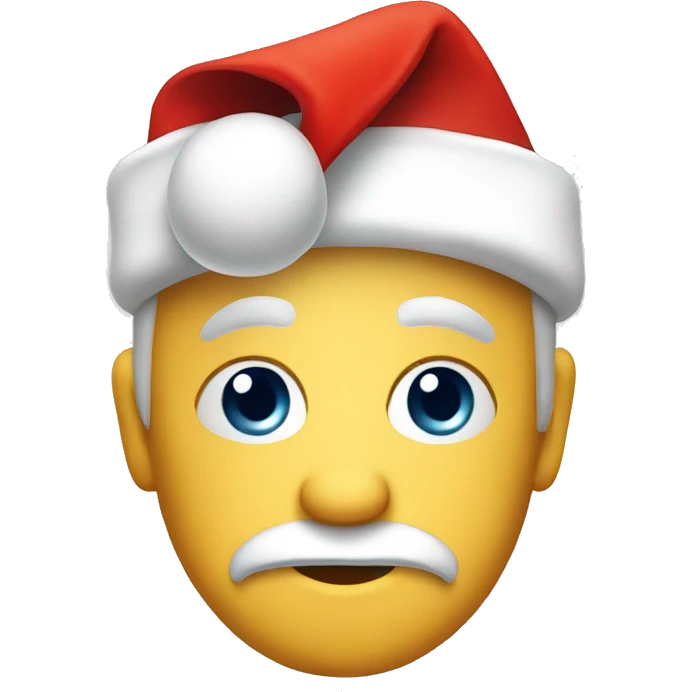 christmas santa hat emoji