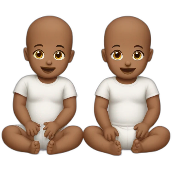 Two baby twins emoji