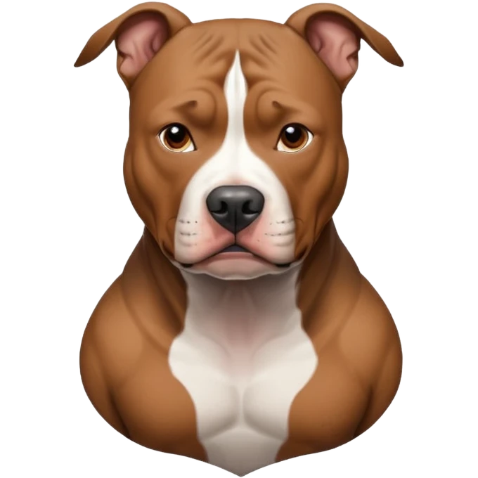 pitbull with tattoo emoji