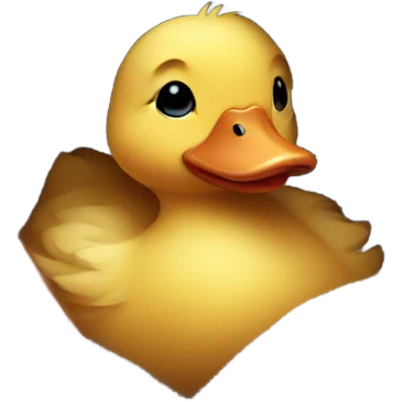 Duckling in blanket  emoji