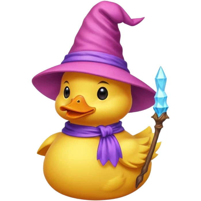 duck in pink wizard hat







 emoji