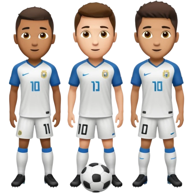 Ronaldo Messi Neymar emoji