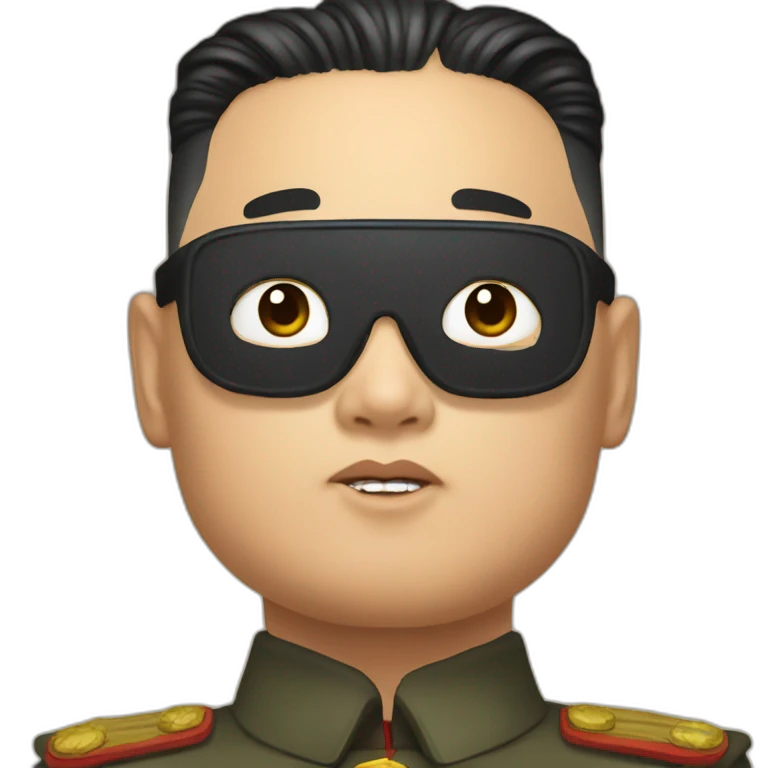 Kim Jong un super hero emoji