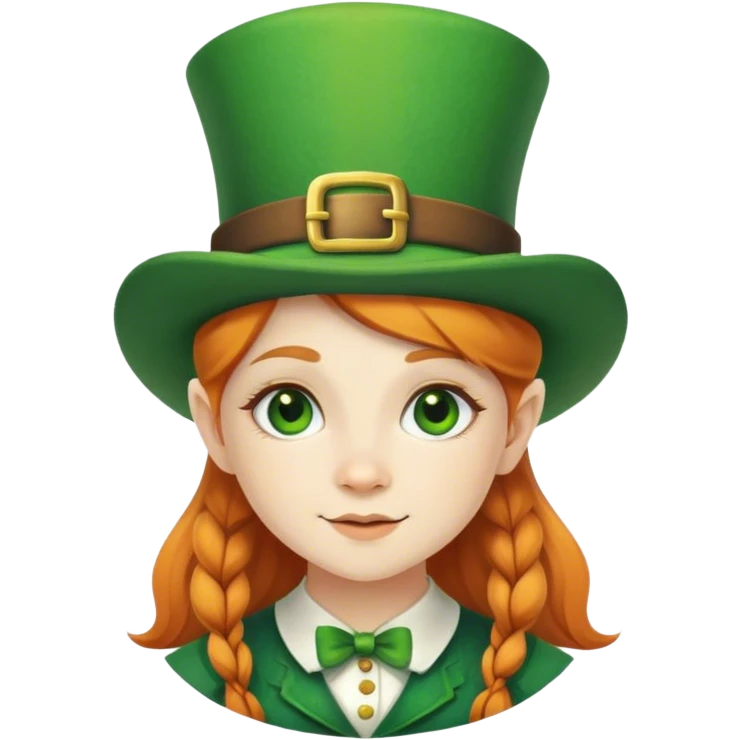 Girl leprechaun  emoji