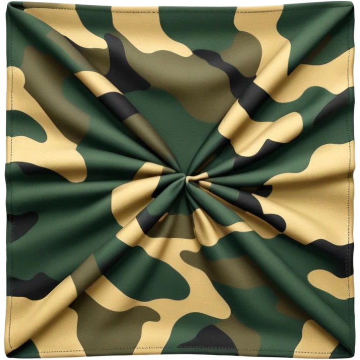 forrest camouflage bandana emoji