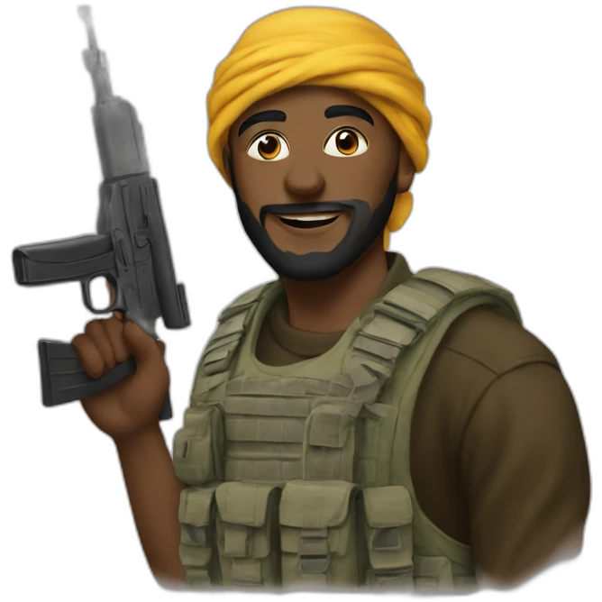 LGBTQ Al Qaeda Peace emoji