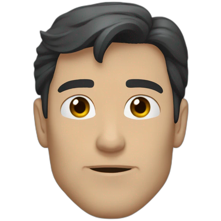un superman con la cara de sergio Massa emoji