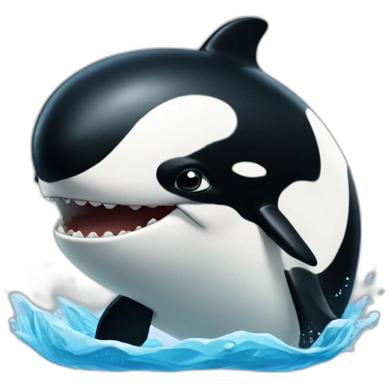orca crying emoji