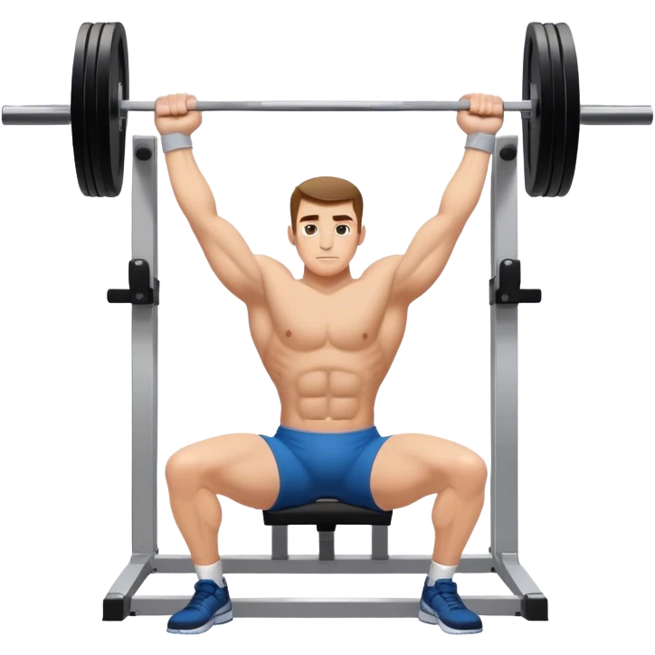 close-grip flat-benchpress emoji