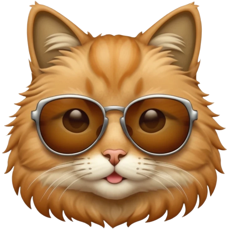 Cat wearing sunglasses emoji