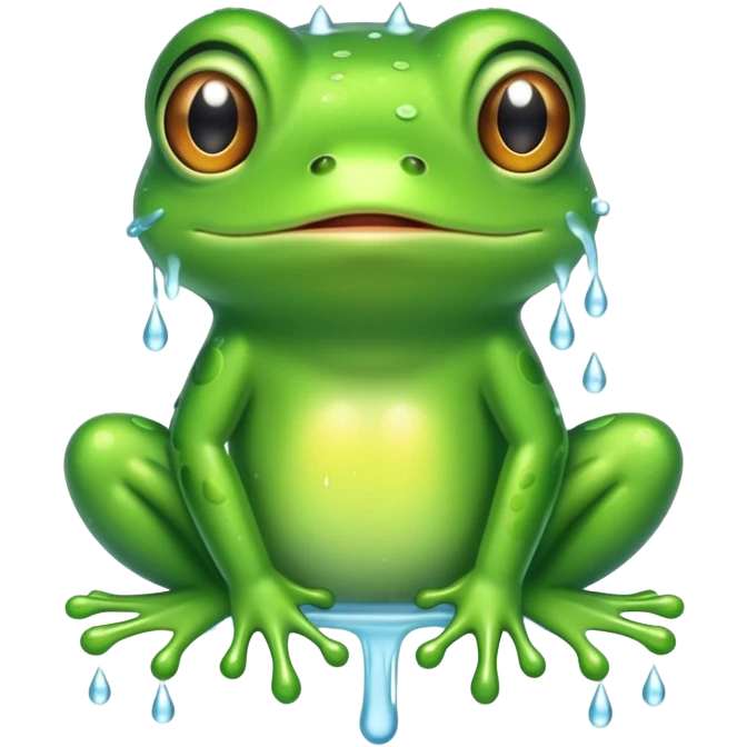Жаба в душе emoji