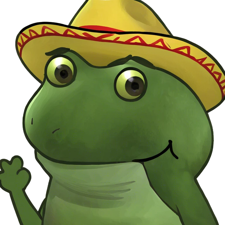 wearing a sombrero emoji