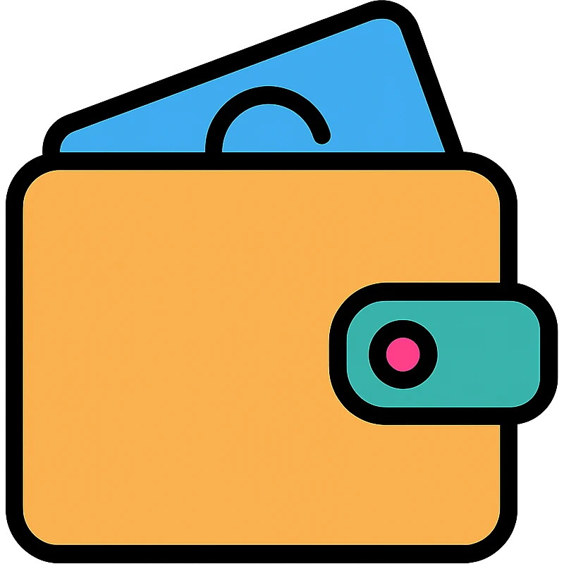 colored wallet icon emoji