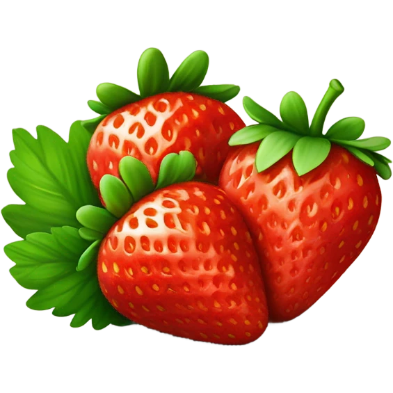 Strawberries emoji