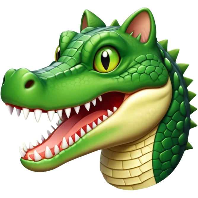 Кот крокодил emoji