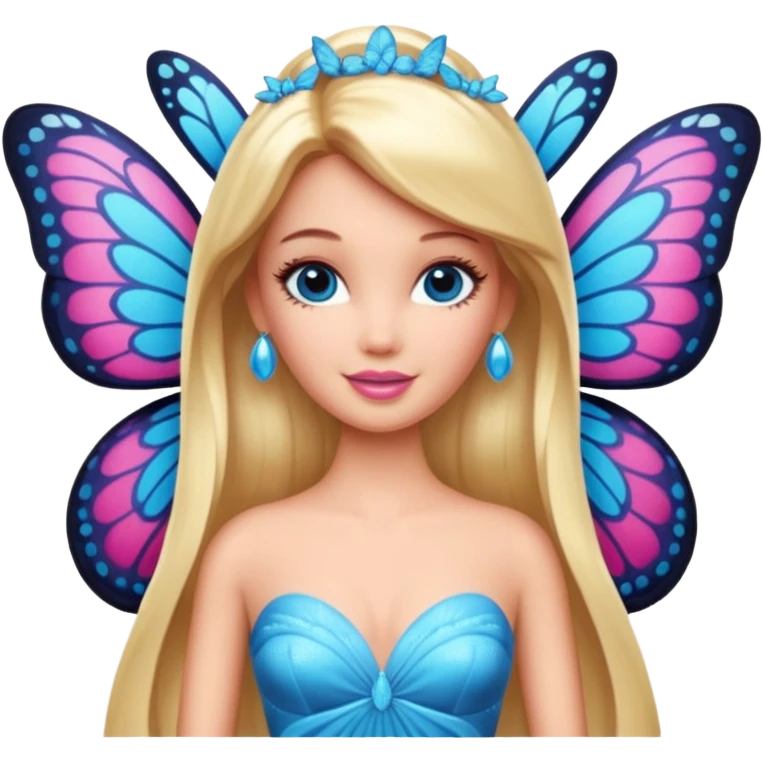 lav en barbie mariposa fe emoji