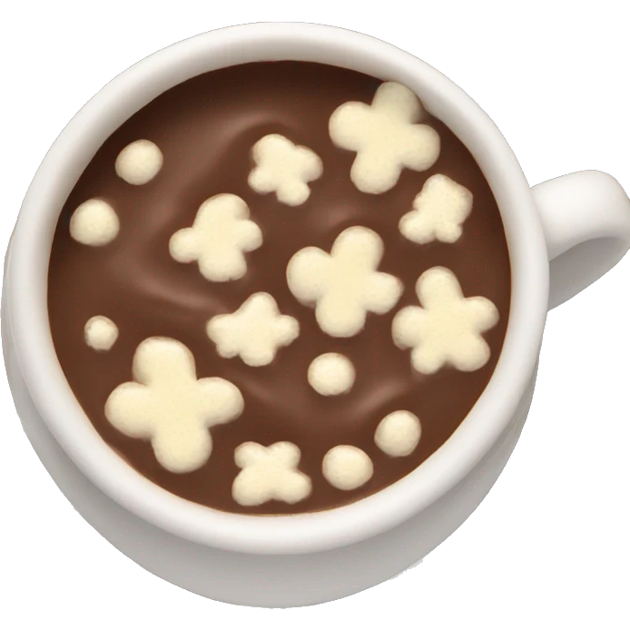 hot chocolate with flake emoji