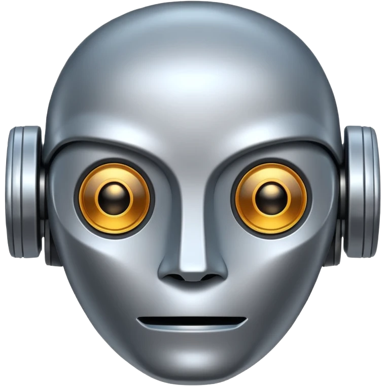 Robot face emoji